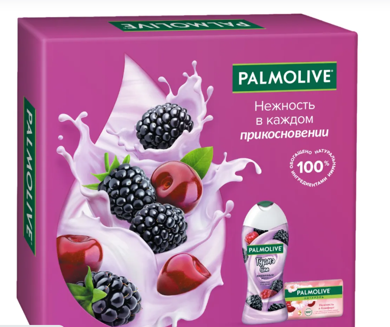 Набор Palmolive подарочный Гель для душа для женщин 250мл + Мыло 90г